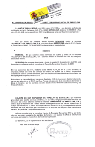 denunciatreball